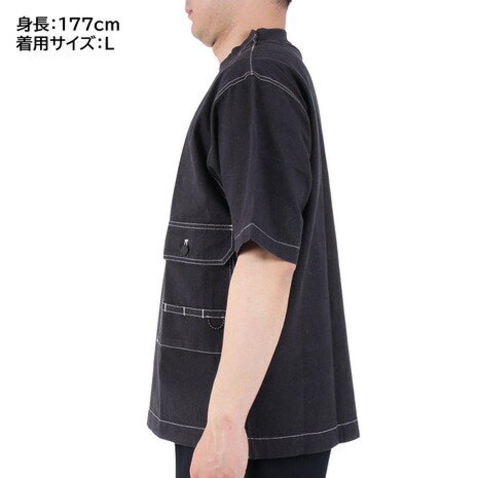 【20%OFFクーポン対象!6/11まで】ジャックウルフスキン(JackWolfskin)(メンズ)半袖Tシャツ JP ヘンプ ウッドワーカーTシャツ 5031611-6350 チャコールグレー