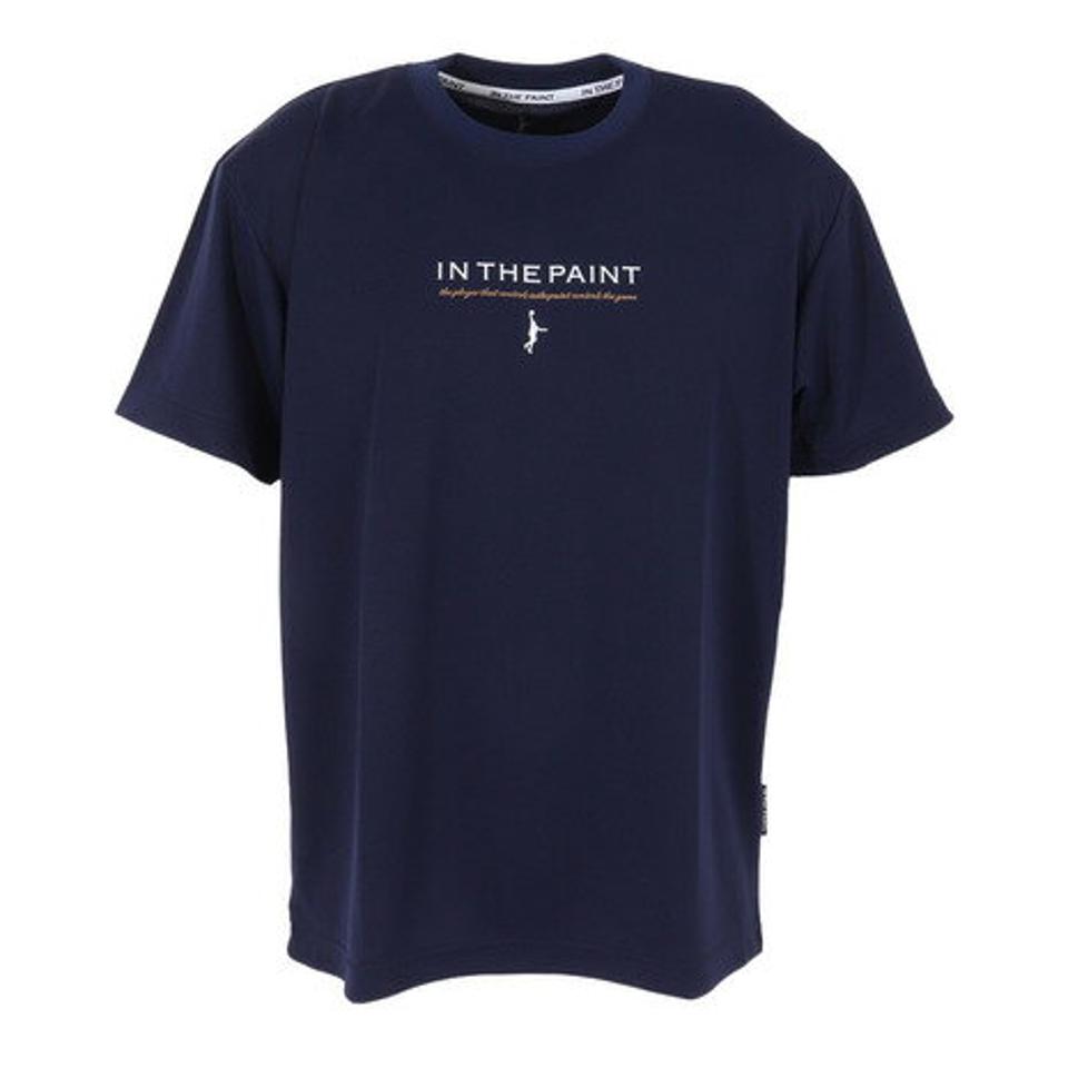 インザペイント(IN THE PAINT)(メンズ、レディース)バスケットボールウェア 半袖Tシャツ ITP23307NVY