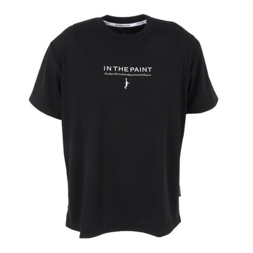 インザペイント(IN THE PAINT)(メンズ、レディース)バスケットボールウェア 半袖Tシャツ ITP23307BLK