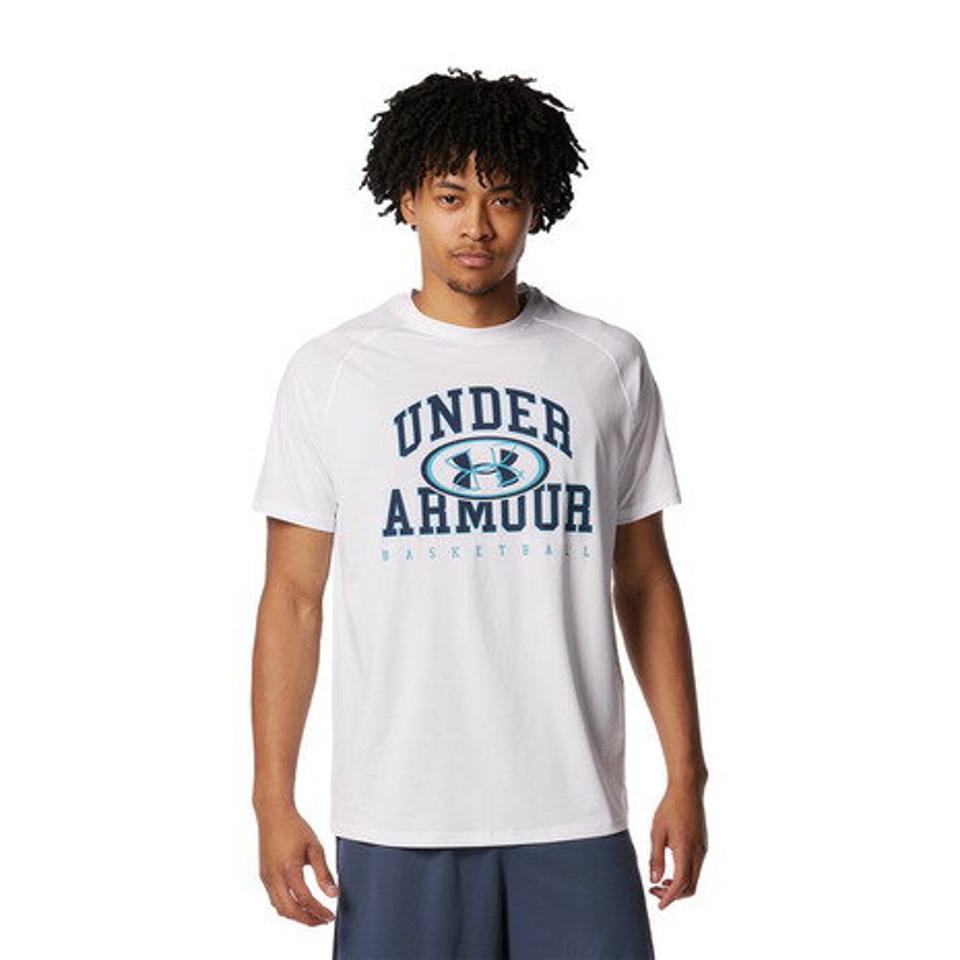 アンダーアーマー(UNDER ARMOUR)(メンズ)バスケットボールウェア テック 半袖Tシャツ 1378326 100