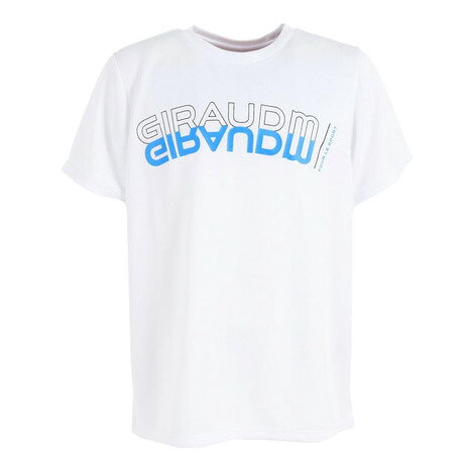 ジローム(GIRAUDM)(キッズ)半袖 プリントTシャツ CT3S0065-TR865-GRES WHT ドライ 防汚