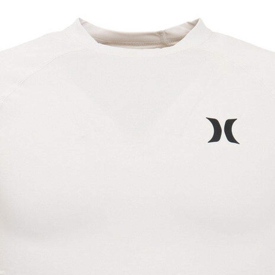 ハーレー(HURLEY)(メンズ)ラッシュガード 長袖 ロングスリーブ UVカット UPF50+ 紫外線対策 PRO LIGHT TOP 894625-100A ホワイト