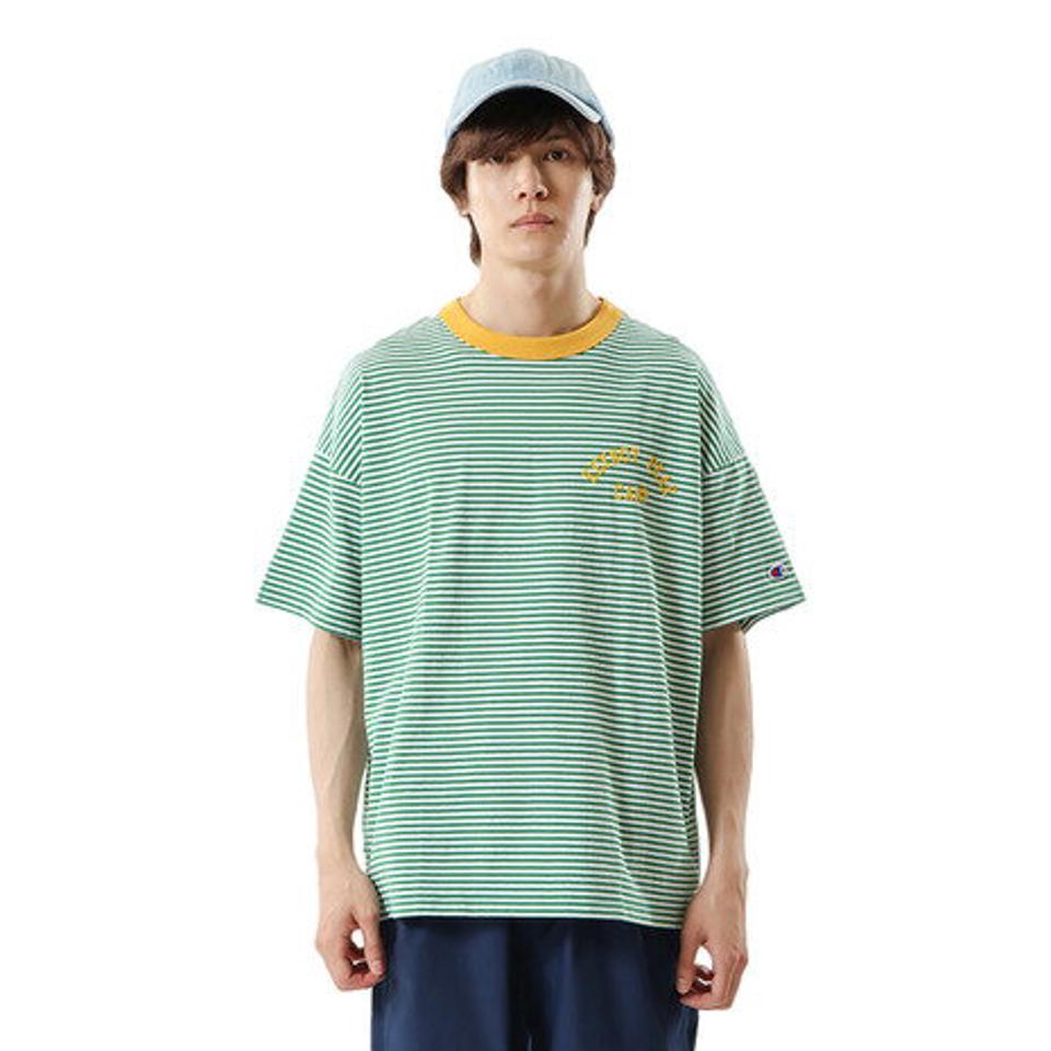 【20%OFFクーポン対象!6/28まで】チャンピオン-ヘリテイジ(CHAMPION-HERITAGE)(メンズ)半袖Tシャツ メンズ ボーダーTシャツ C3-X312 535