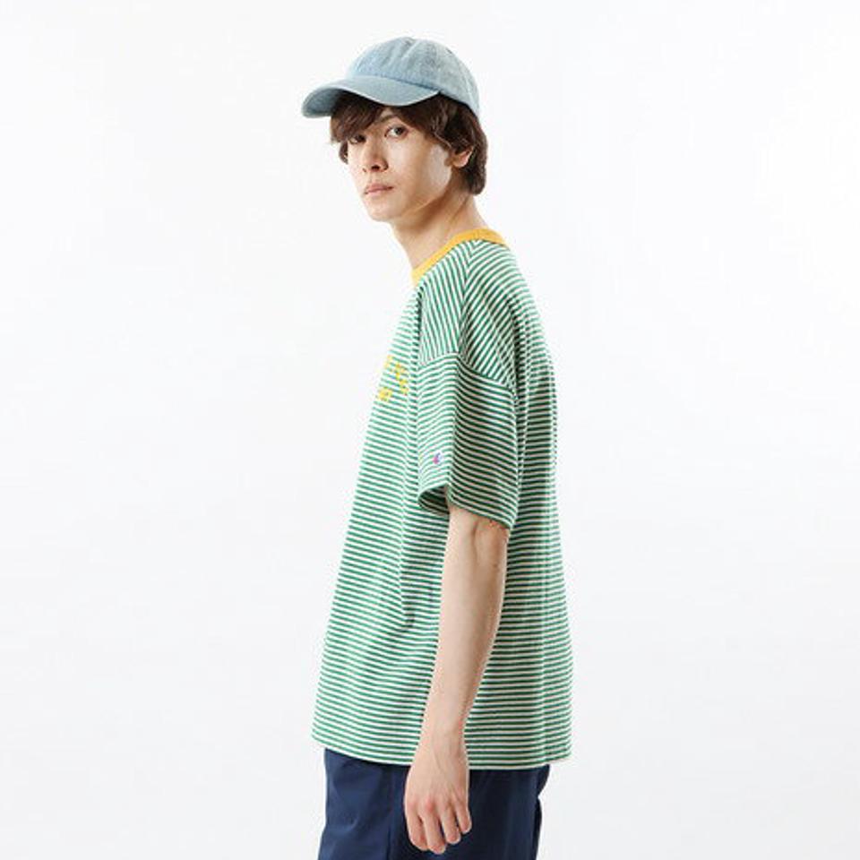 【20%OFFクーポン対象!6/28まで】チャンピオン-ヘリテイジ(CHAMPION-HERITAGE)(メンズ)半袖Tシャツ メンズ ボーダーTシャツ C3-X312 535