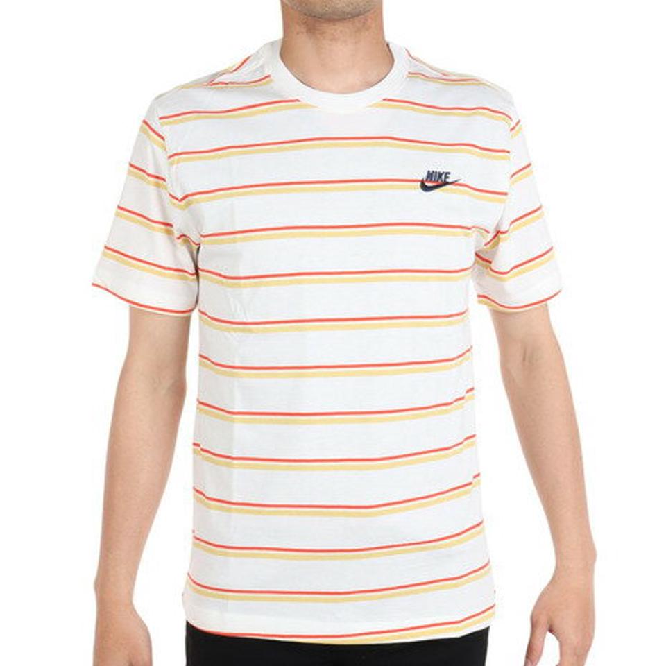 ナイキ(NIKE)(メンズ)半袖Tシャツ メンズ ストライプ DZ2986-100 ボーダー