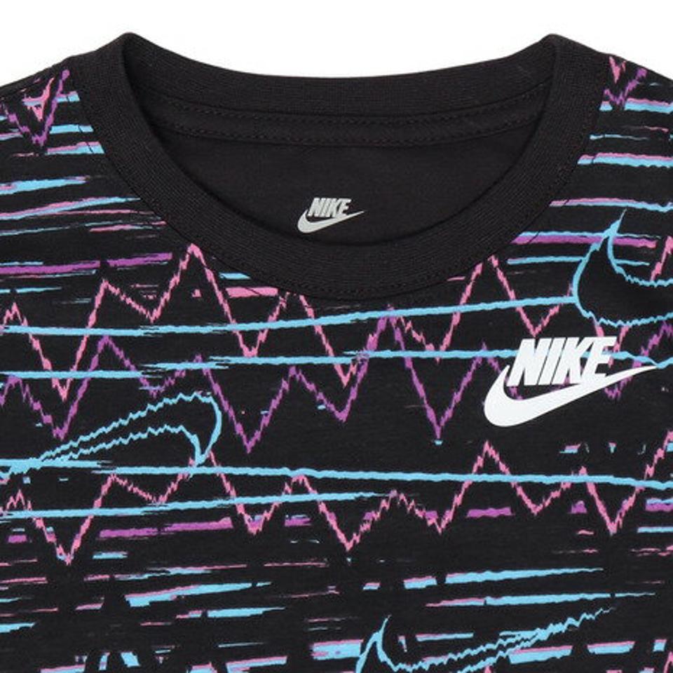 ナイキ(NIKE)(キッズ)半袖Tシャツ キッズ NEW WAVE AOP 86K615-023 ※要サイズ確認