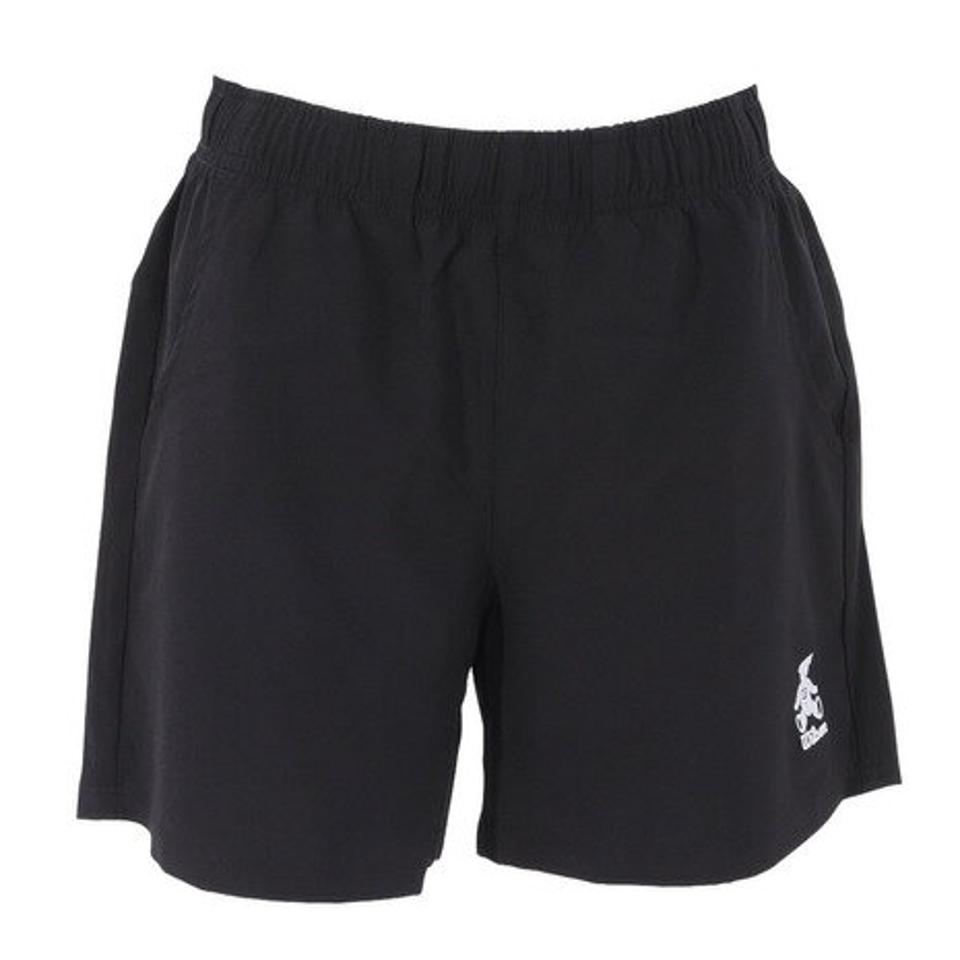 【1/25 24h限定 エントリー＆対象3店舗買い回りで最大P10倍！】ウイルソン（Wilson）（レディース）テニスウェア レディース 4WAY ショートパンツ 412274A-BK