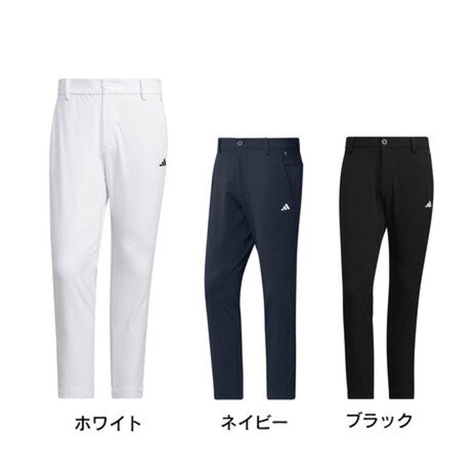 アディダス（adidas）（メンズ）ゴルフウェア 伸縮 吸汗 ドライ 吸湿 EX STRETCH ACTIVE スリーストライプスアンクルパンツ NMJ67 HT6851 HT6852 HT6853