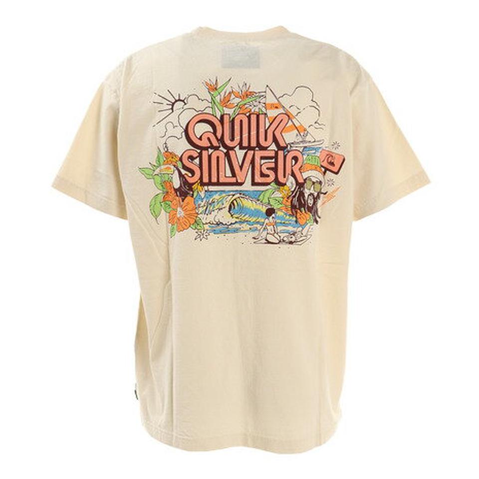 【20%OFFクーポン対象!6/11まで】クイックシルバー(Quiksilver)(メンズ)Tシャツ メンズ 半袖 TEFLON DISCO 21SPQST211049OWT カットソー