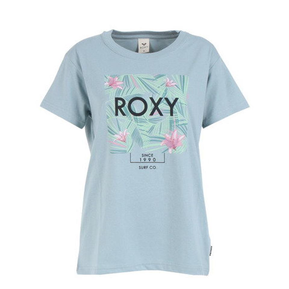 【2点10%OFFクーポン対象!8/30まで】ロキシー(ROXY)(レディース)半袖Tシャツ レディース ボックス ボタニカル 23SPRST231612YLBL