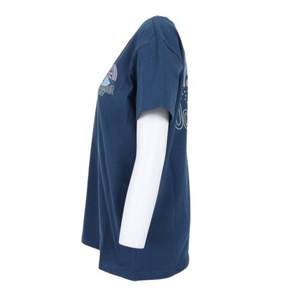 ロキシー(ROXY)(レディース)Tシャツ レディース RAINBOW SURF バックプリント 23SPRST231105NVY
