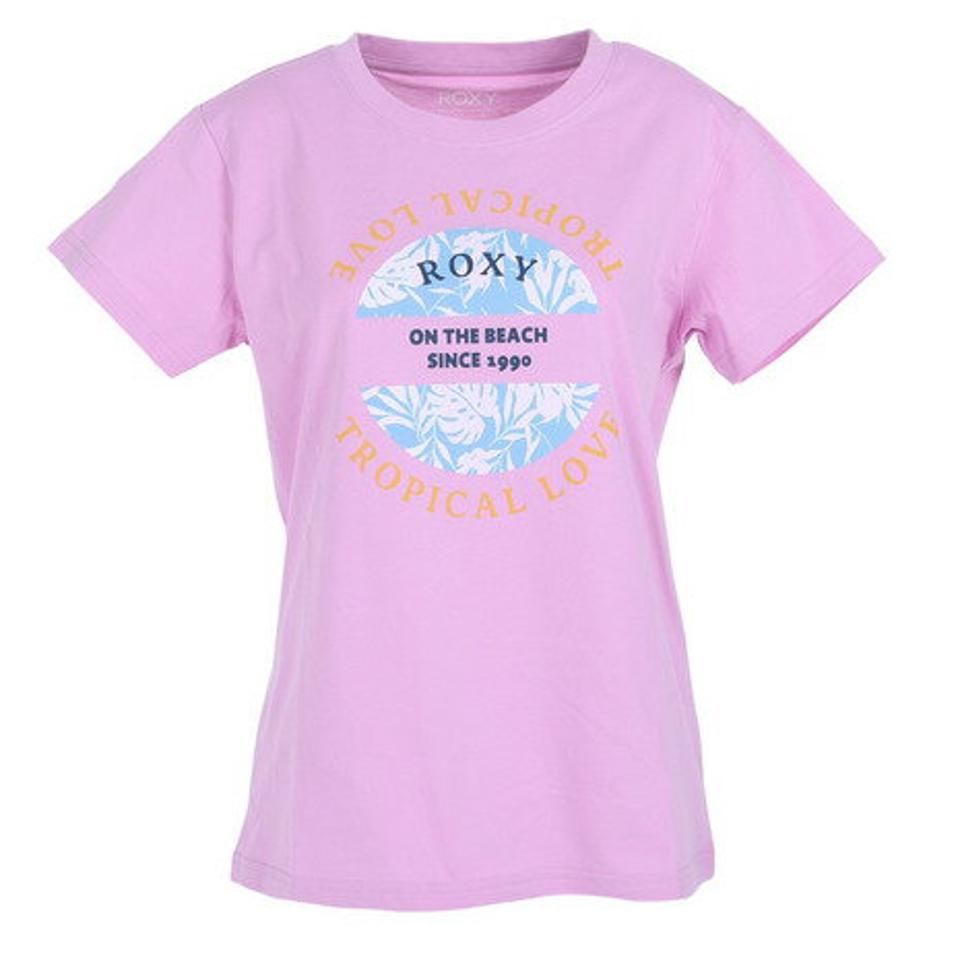 ロキシー(ROXY)(レディース)Tシャツ レディースTROPICAL LOVE 23SPRST231104PNK