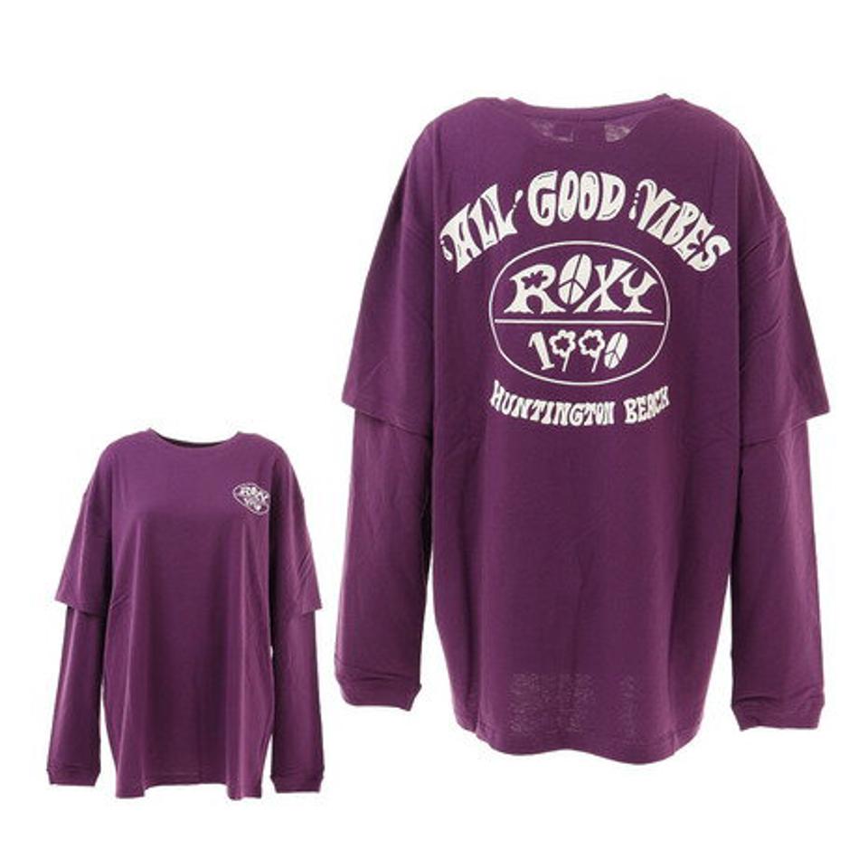 【20%OFFクーポン対象!6/11まで】ロキシー(ROXY)(レディース)CHOCOMOO DESIGN ロングスリーブTシャツ 21FWRLT214622TPUR