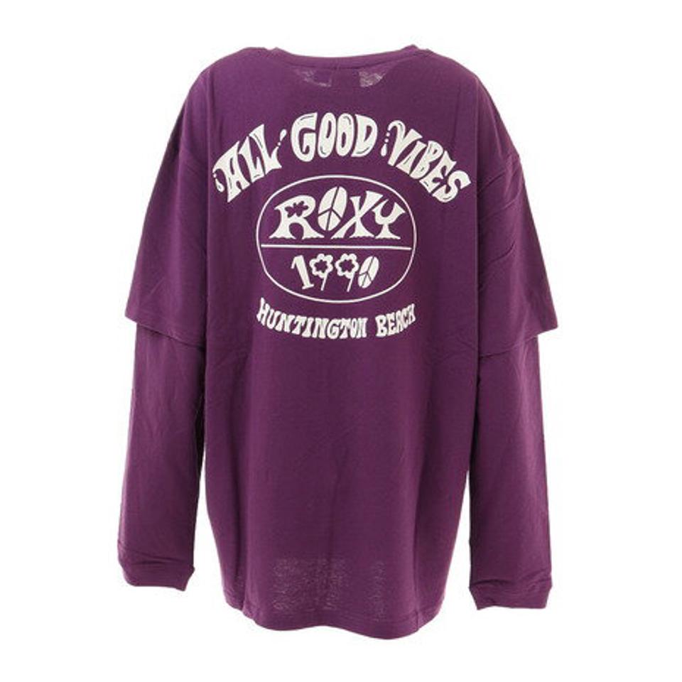 【20%OFFクーポン対象!6/11まで】ロキシー(ROXY)(レディース)CHOCOMOO DESIGN ロングスリーブTシャツ 21FWRLT214622TPUR