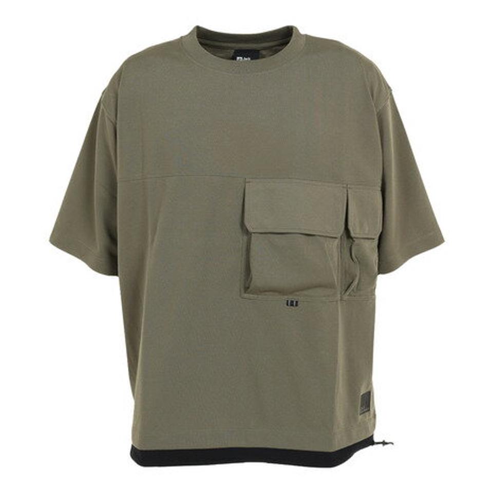 【20%OFFクーポン対象!6/11まで】ジャックウルフスキン(JackWolfskin)(メンズ)半袖Tシャツ JP TACTICAL Tシャツ 5030751-4550 オリーブ