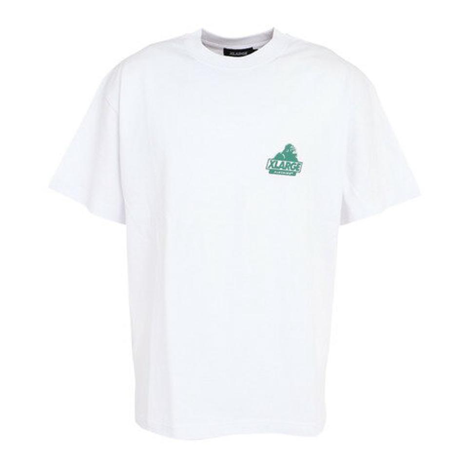 【10%OFFクーポン対象!6/15まで】エクストララージ(XLARGE)(メンズ、レディース)SLANTED OG 半袖Tシャツ 101232011025-WHITE