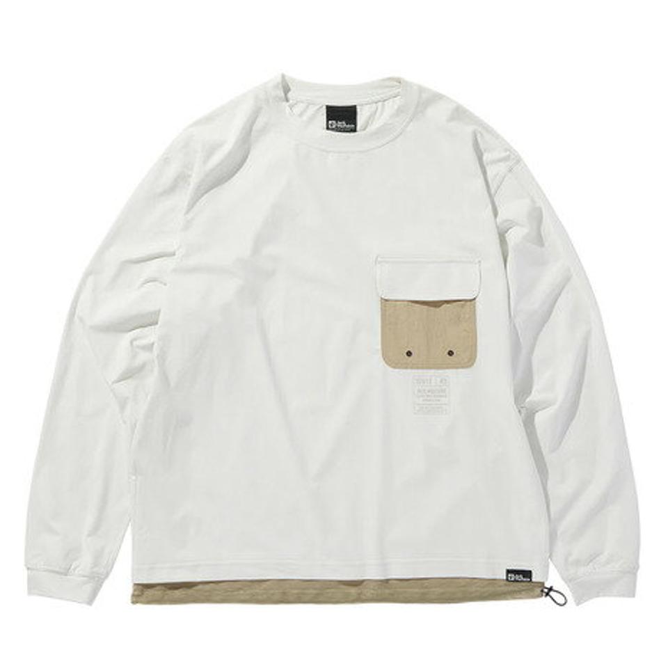 ジャックウルフスキン(JackWolfskin)(メンズ)JP SUNSHELTER UTILITY ロングスリーブTシャツ 5030781-5055