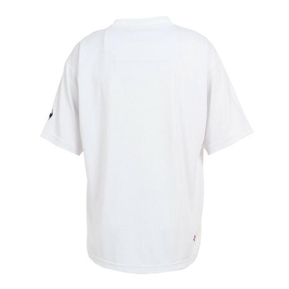 ルコック スポルティフ(le coq sportif)(メンズ)半袖Tシャツ メンズ SUNSCREEN ビッグロゴ QMMVJA03 WH