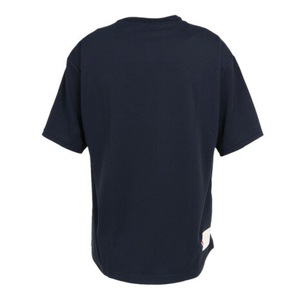 ルコック スポルティフ(le coq sportif)(メンズ)半袖Tシャツ メンズ SUNSCREEN ビッグロゴ QMMVJA03 NV