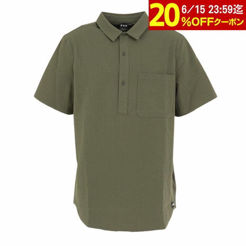 【10%OFFクーポン対象!8/10まで】オークリー(OAKLEY)(メンズ)半袖Tシャツ メンズ PORTO RC BUTTON DOWN FOA404440-86L