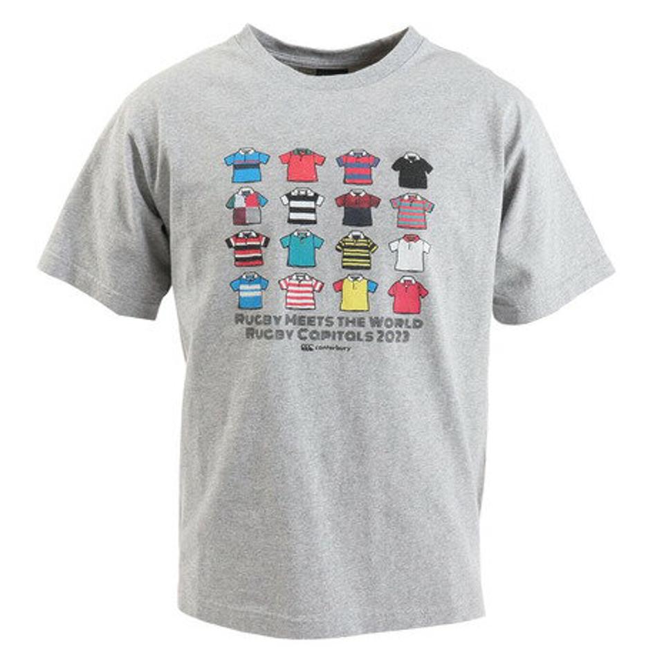 カンタベリー(canterbury)(メンズ)半袖Tシャツ メンズ RA33090 15 グレー ゴールドウィン Tシャツ