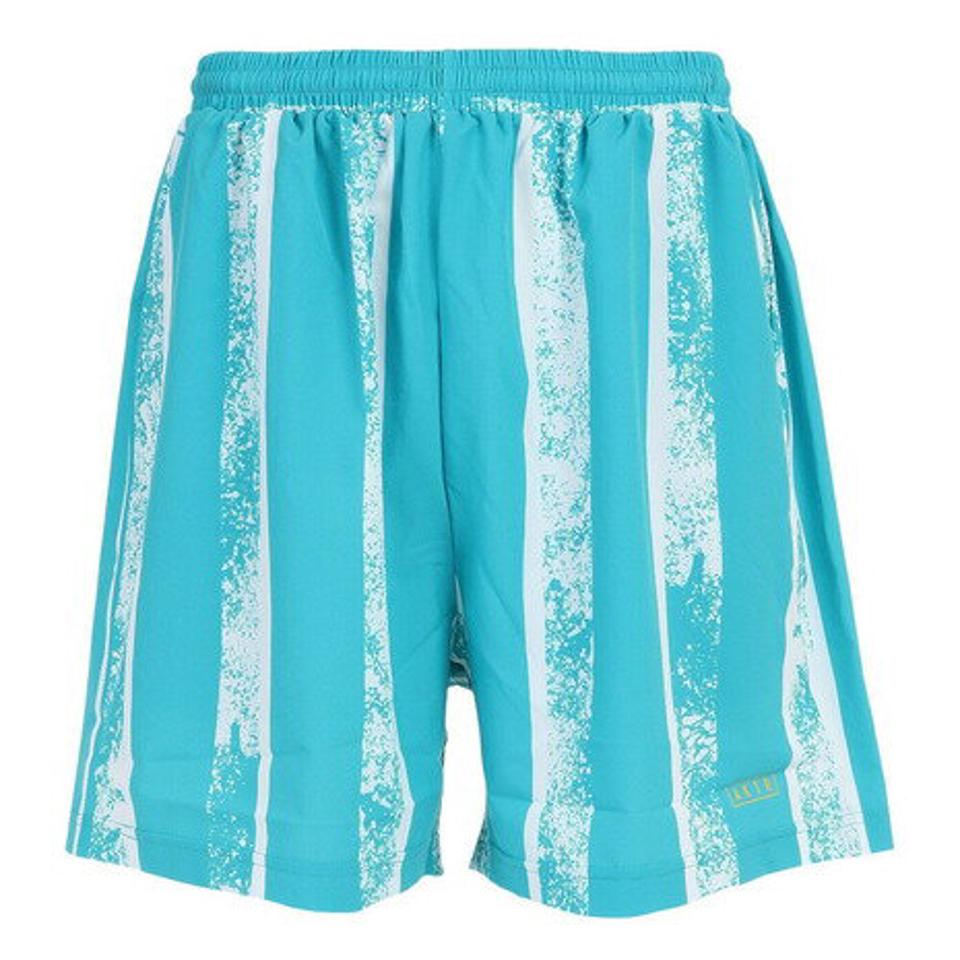 アクター（AKTR）（メンズ）バスパン バスケットボールウェア STRIPE SHORT ワイド パンツ 122-007002 GR