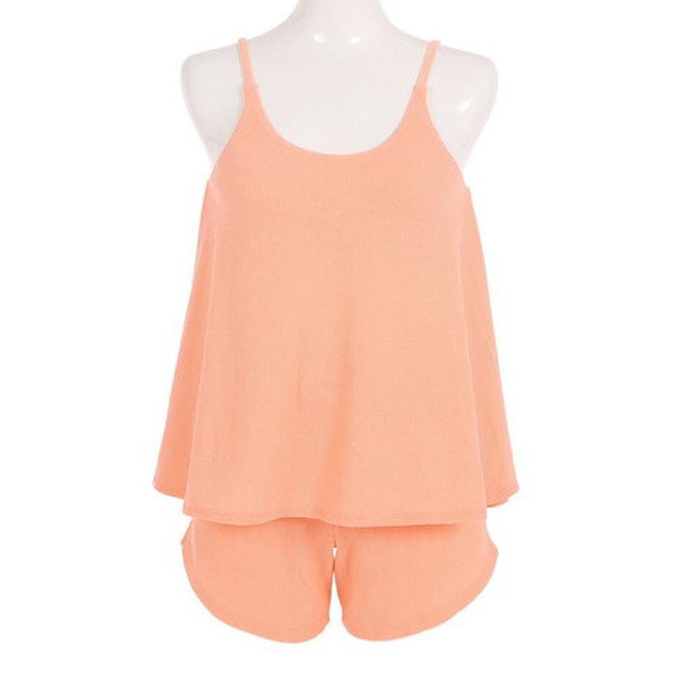 オーシャンパシフィック（Ocean Pacific）（レディース）水着 3点セット キャミ ショートパンツ UVカット 体型カバー 522808ORG
