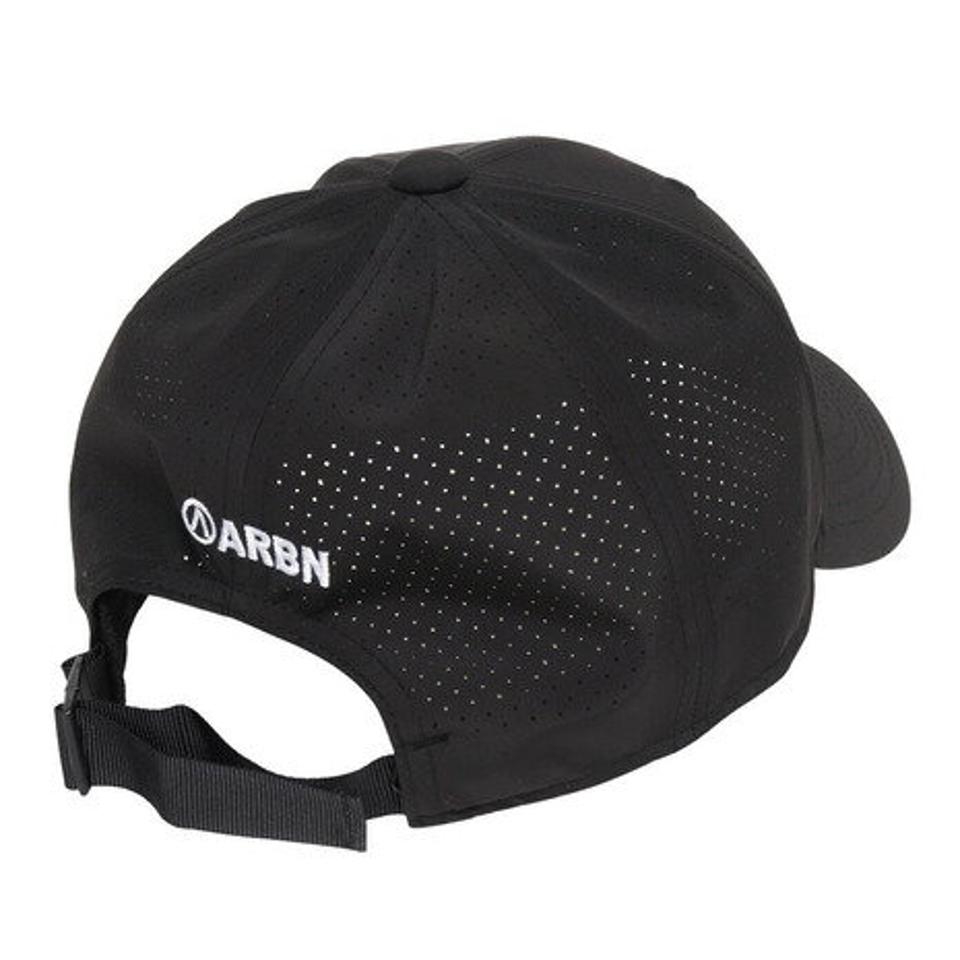 エアボーン（ARBN）（メンズ、レディース）サークル ロゴ メッシュキャップ AB2023SS-CAP002-BLK