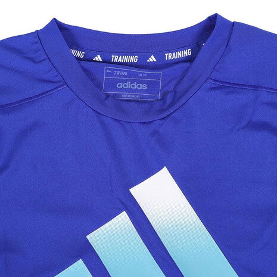 アディダス(adidas)(キッズ)ジュニア トレイン アイコン AEROREADY ロゴ半袖Tシャツ EBP00-IC5409