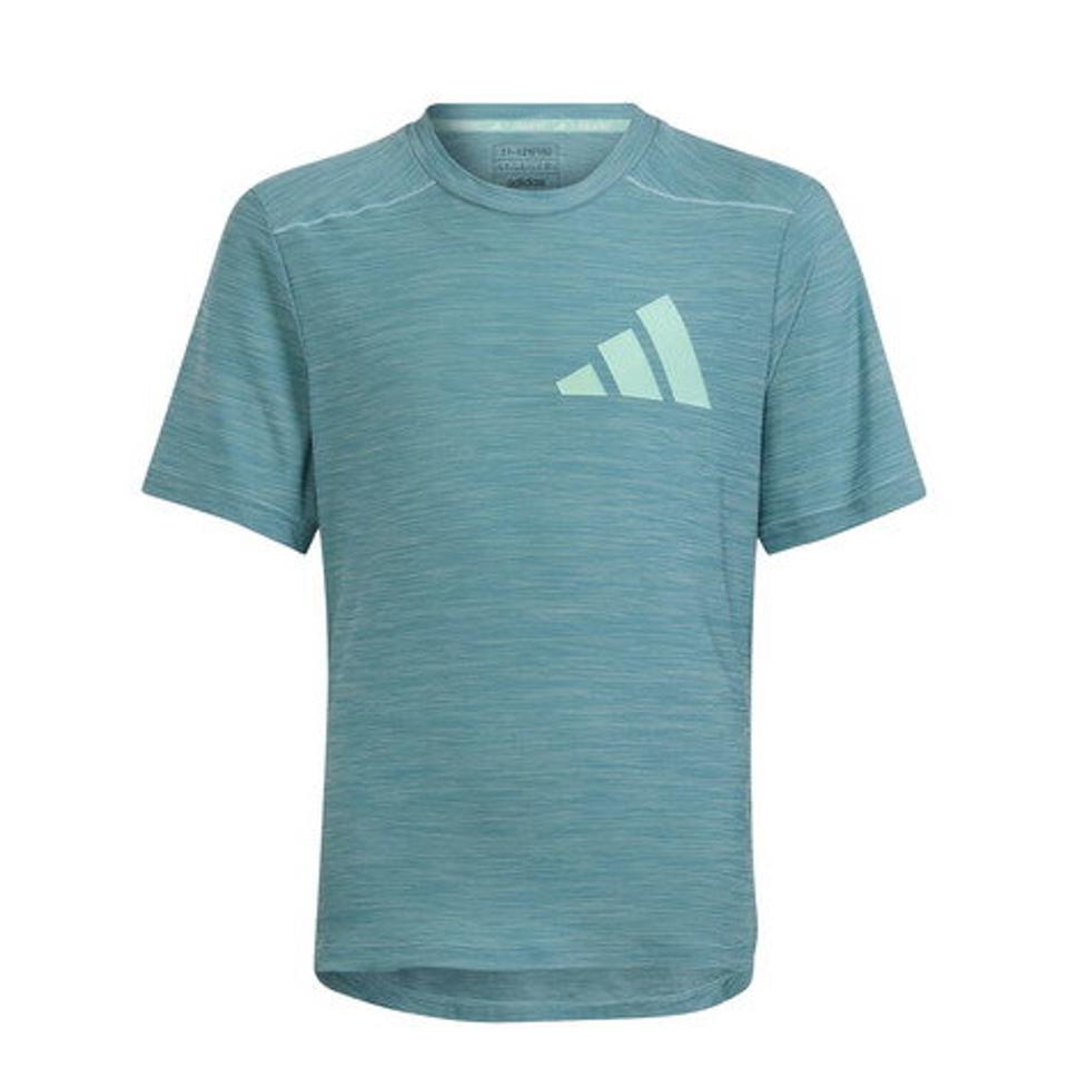 【ポイント10倍!9/11 1:59まで】アディダス(adidas)(キッズ)半袖Tシャツ ジュニア AEROREADY ヘザー EBO99-IC5403