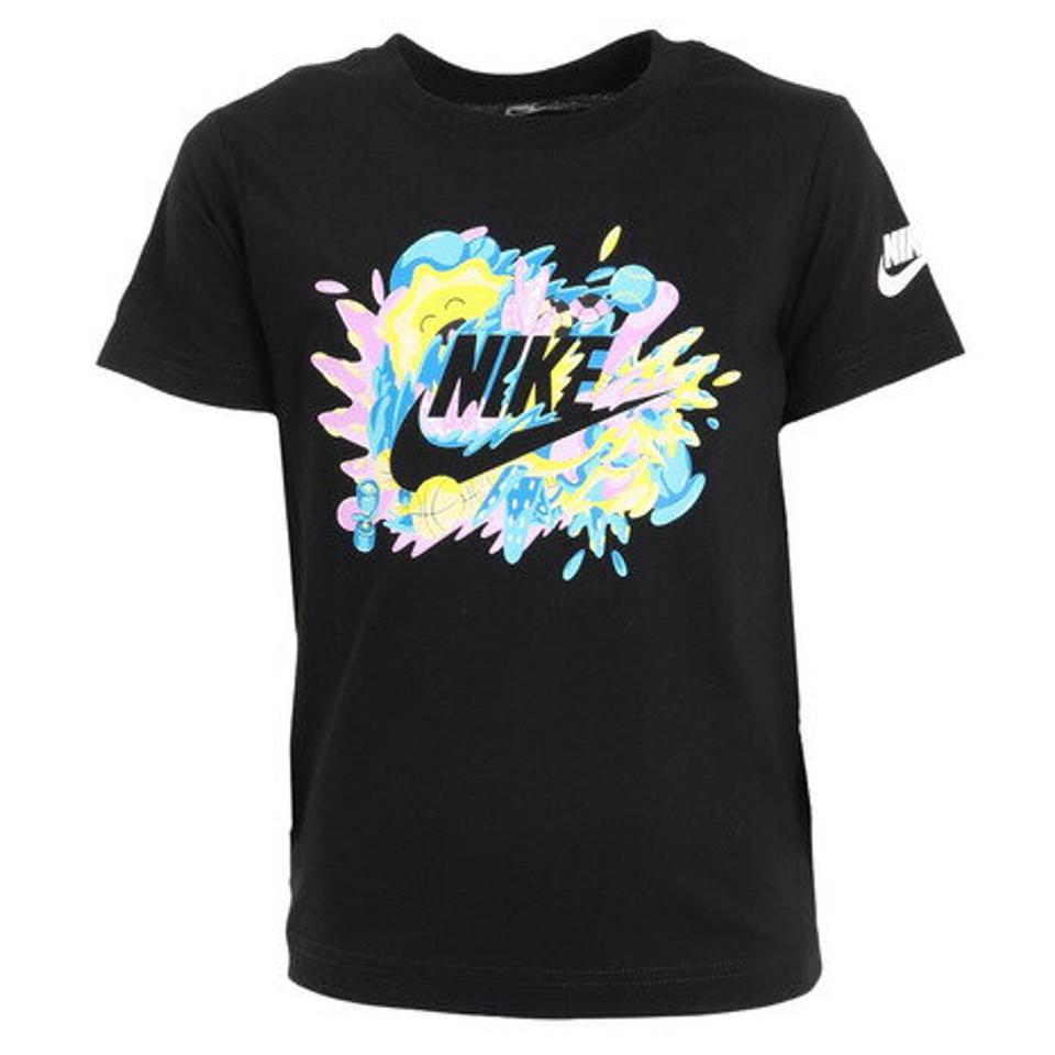 ナイキ(NIKE)(キッズ)半袖Tシャツ キッズ 黒 FUTURA SPORT SPLASH 86K522-023 ※要サイズ確認