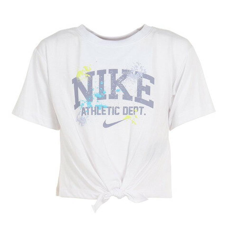 ナイキ(NIKE)(キッズ)半袖Tシャツ キッズ JUST DIY IT KNOT TOP ※要サイズ確認 36K811-001