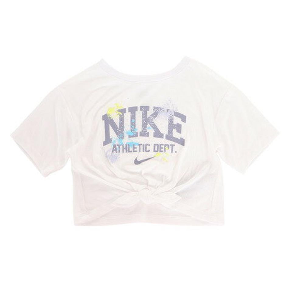 ナイキ(NIKE)(キッズ)半袖Tシャツ キッズ JUST DIY IT KNOT TOP ※要サイズ確認 26K811-001