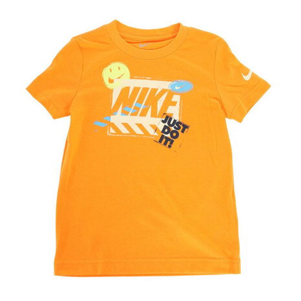 ナイキ(NIKE)(キッズ)半袖Tシャツ キッズ HAZARD STAMP ※要サイズ確認 76K969-N54