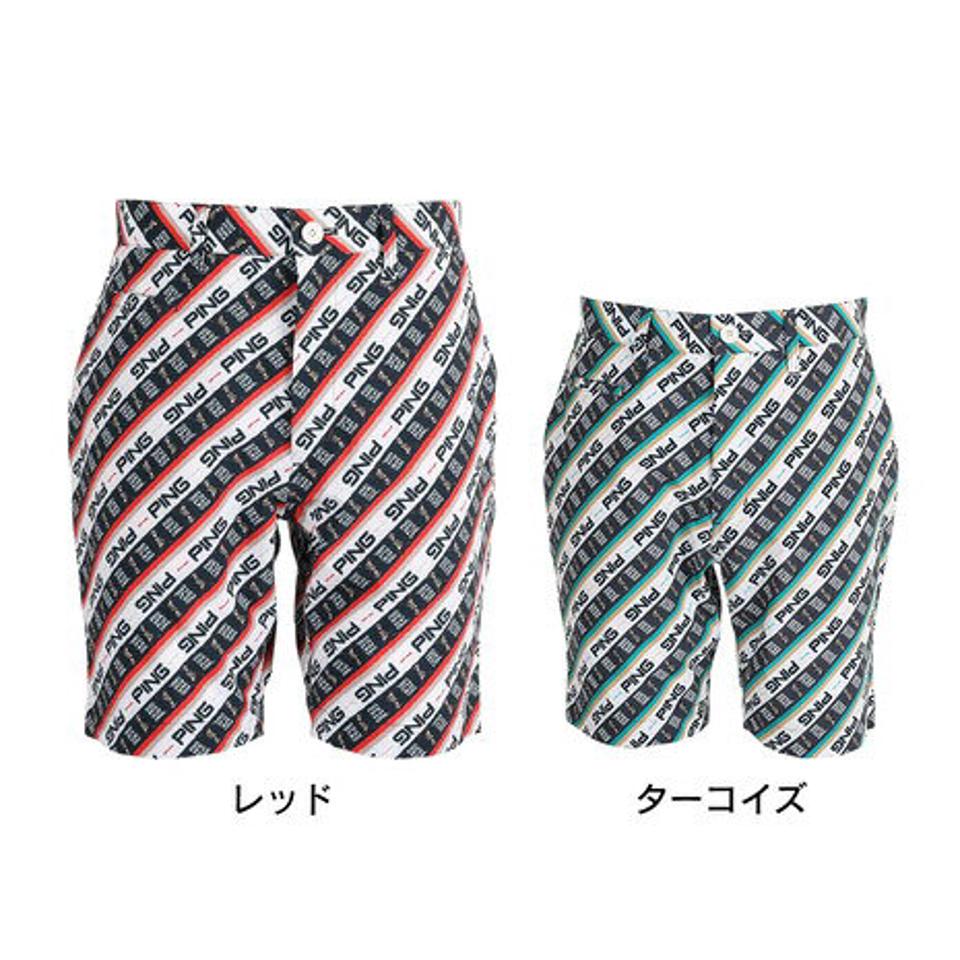 ピン（PING）（メンズ）ゴルフウェア Mr.PING バイアスプリント ショートパンツ 621-3132201