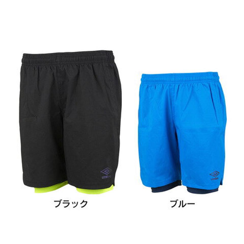 【3点10%OFFクーポン対象！2/15まで】アンブロ（UMBRO）（メンズ）サッカーウェア 冷パンツ インナー付き UUUTJD90