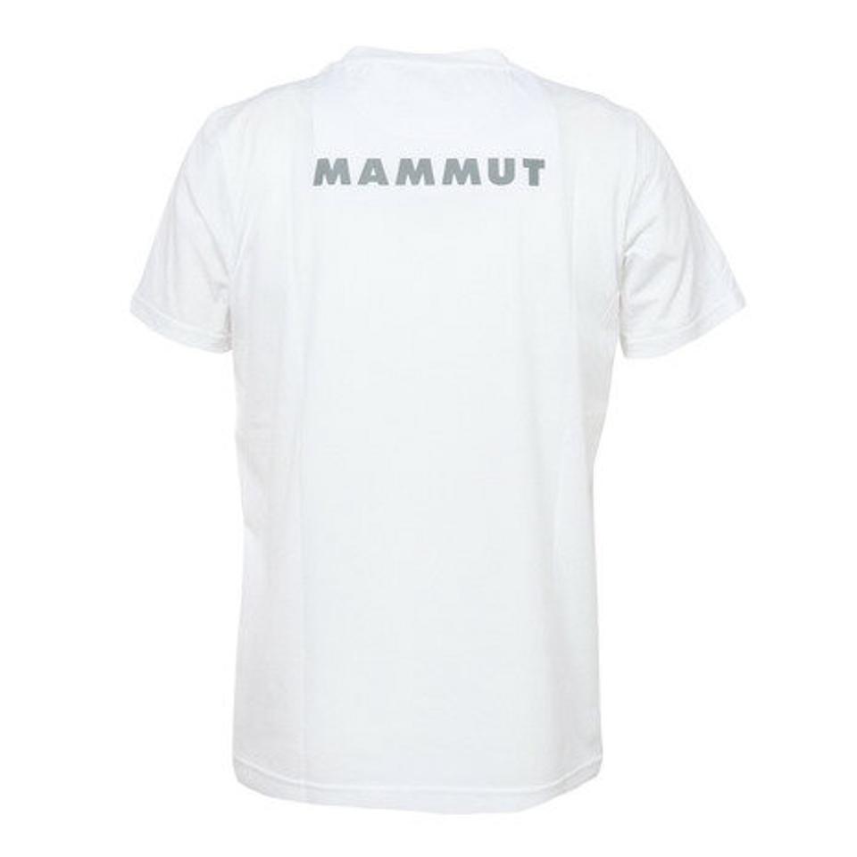 マムート(MAMMUT)(メンズ)半袖Tシャツ クイックドライ ロゴプリントTシャツ AF Men 1017-02012-00473 ホワイト×ブラック