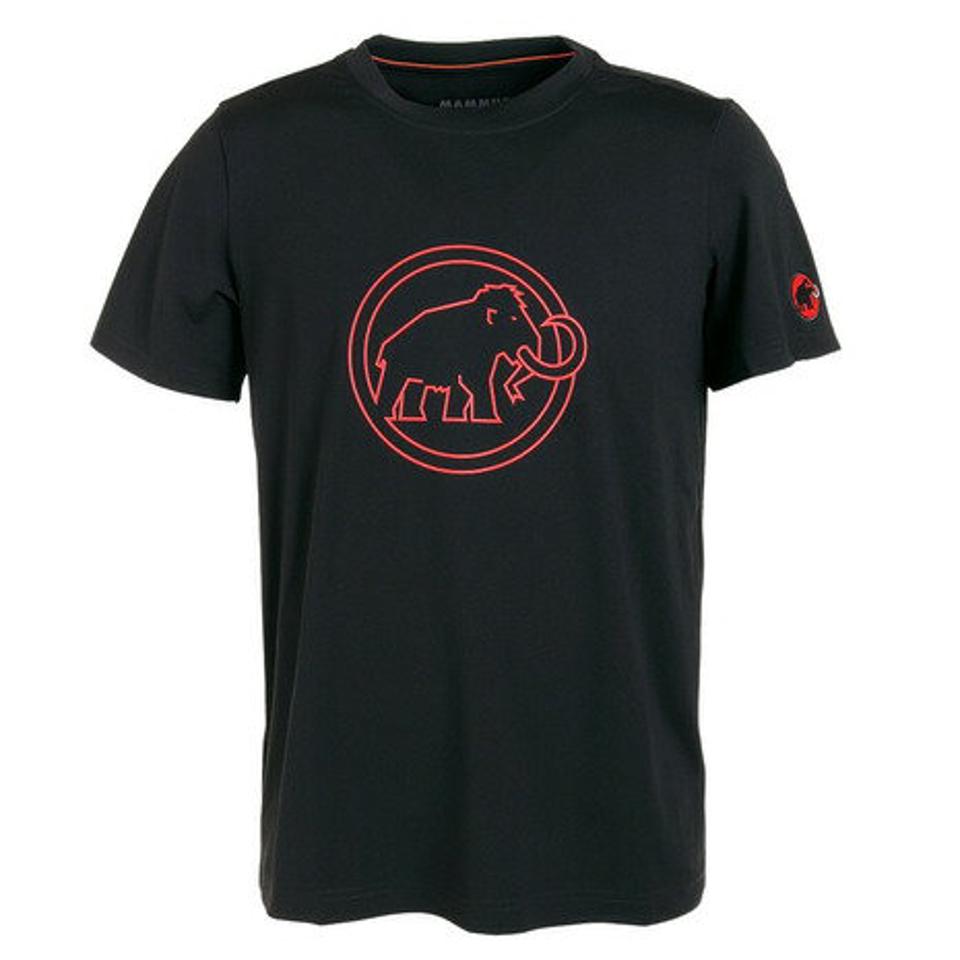 マムート(MAMMUT)(メンズ)半袖Tシャツ クイックドライ ロゴプリントTシャツ エアフィット 1017-05940-0001 ブラック