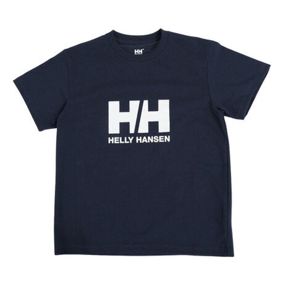 ヘリーハンセン(HELLY HANSEN)(キッズ)ジュニア 半袖Tシャツ ショートスリーブロゴTシャツ HJ62309 DN ネイビー 130 140 150