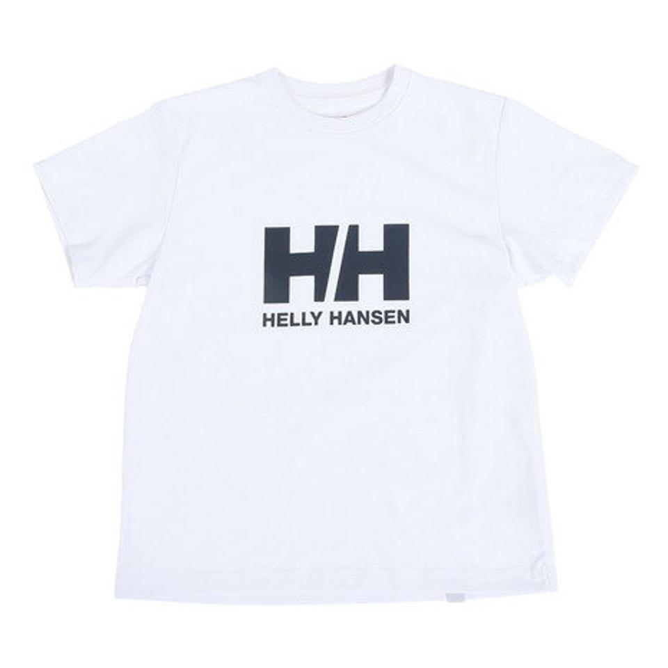 ヘリーハンセン(HELLY HANSEN)(キッズ)ジュニア 半袖Tシャツ ショートスリーブロゴTシャツ HJ62309 CW ホワイト 130 140 150