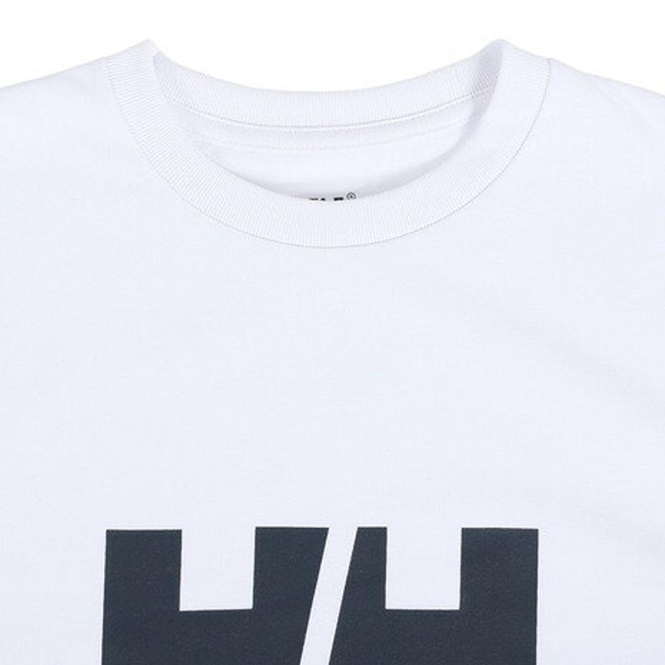 ヘリーハンセン(HELLY HANSEN)(キッズ)ジュニア 半袖Tシャツ ショートスリーブロゴTシャツ HJ62309 CW ホワイト 130 140 150