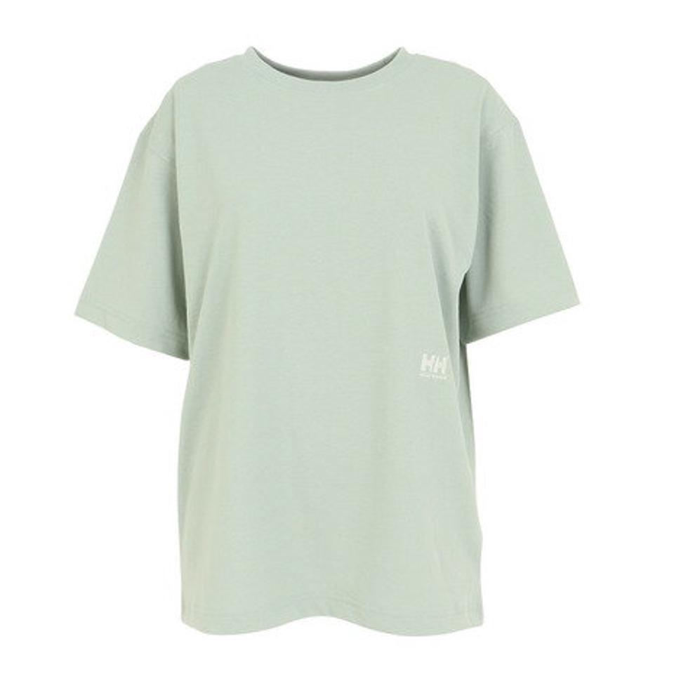 ヘリーハンセン(HELLY HANSEN)(レディース)半袖Tシャツ S/S ワンポイントT HOE62320 AH グリーン