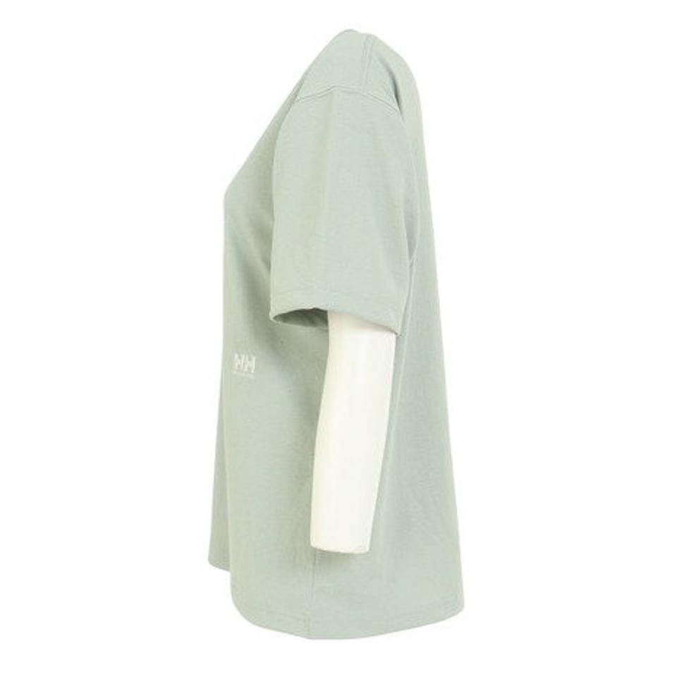 ヘリーハンセン(HELLY HANSEN)(レディース)半袖Tシャツ S/S ワンポイントT HOE62320 AH グリーン