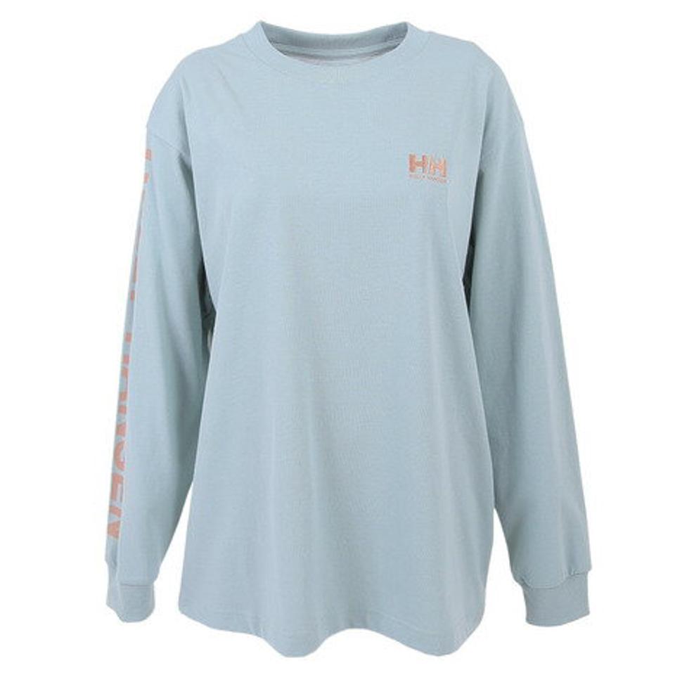 ヘリーハンセン(HELLY HANSEN)(レディース)長袖Tシャツ ロンT ロングスリーブ レターTシャツ HE32331 トップス 速乾 消臭 春