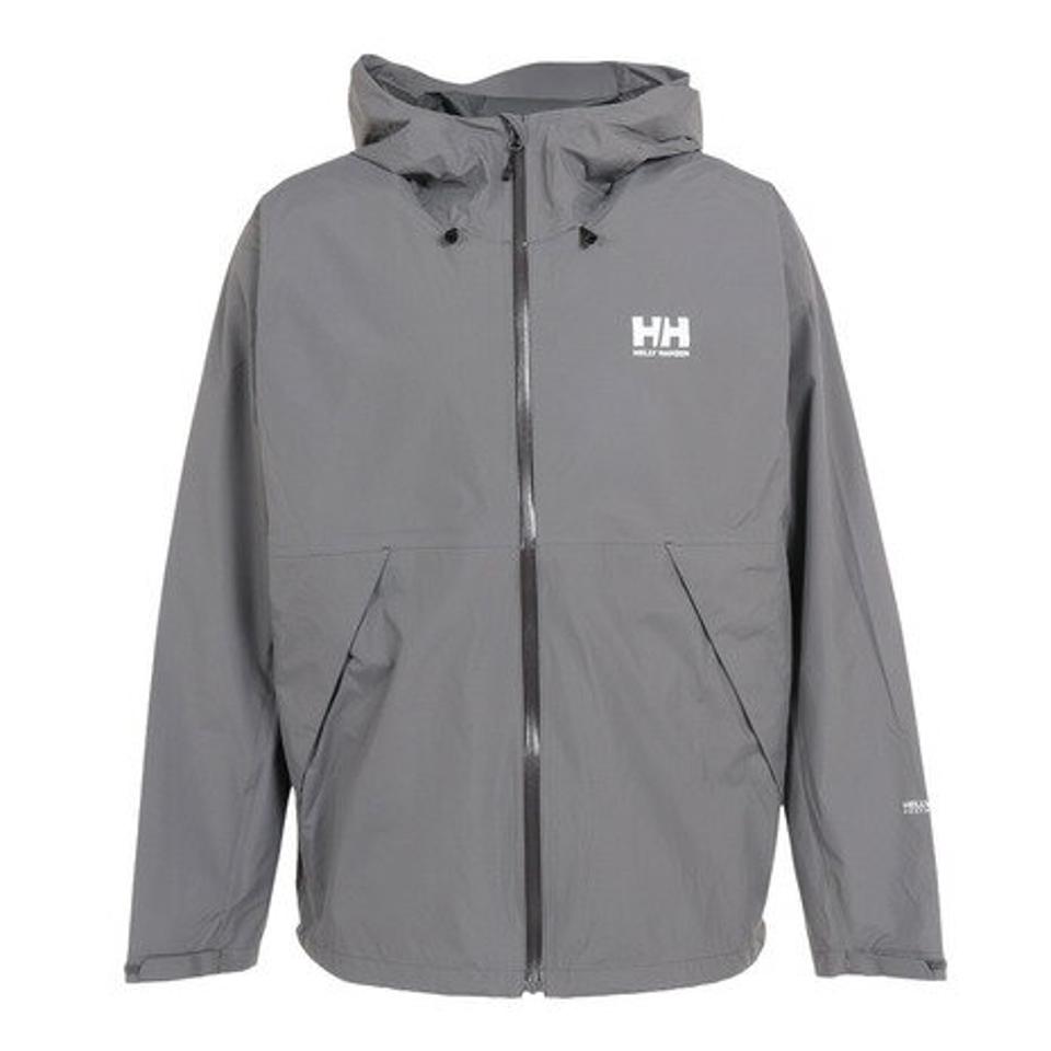 ヘリーハンセン（HELLY HANSEN）（メンズ）レインジャケット ライトアウター ジャケット レイネライトジャケット HOE12312 SY グレー スタッフサック付 防水