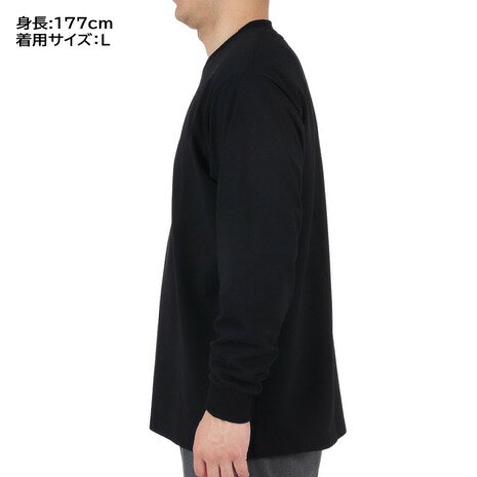 ヘリーハンセン(HELLY HANSEN)(メンズ、レディース)長袖Tシャツ ロンT HHスクエアロゴTシャツ HE32332 K ブラック