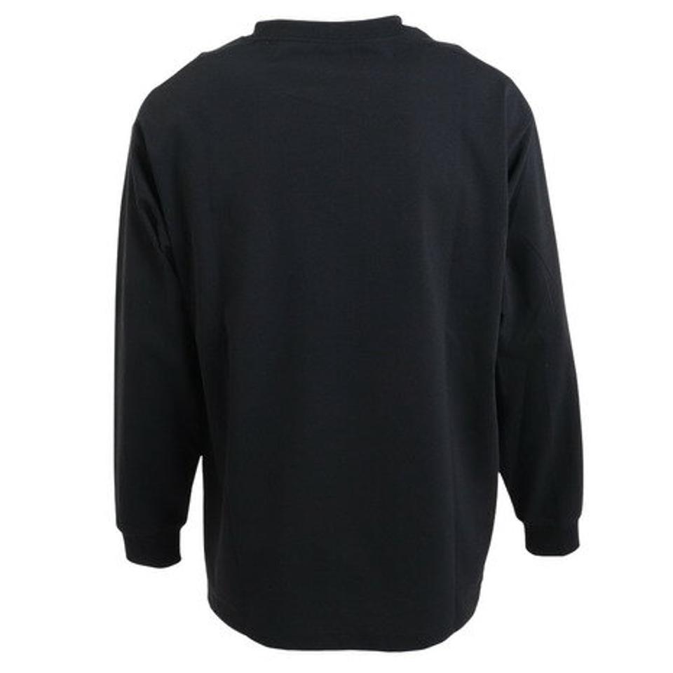 【9/10 24h限定 エントリー&対象4店舗買い回りで最大P10倍!】ヘリーハンセン(HELLY HANSEN)(メンズ、レディース)長袖Tシャツ ロンT ロングスリーブレターTシャツ HE32331 K ブラック トップス 速乾 抗菌消臭 ユニセックス