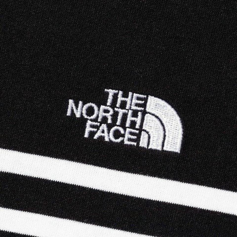 ノースフェイス(THE NORTH FACE)(レディース)半袖Tシャツ ショートスリーブパネルボーダーTシャツ NTW32335