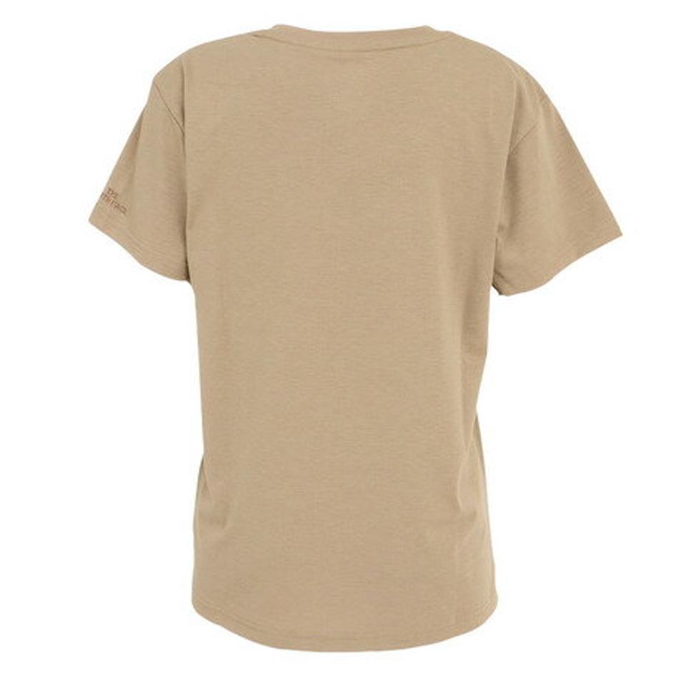 ノースフェイス(THE NORTH FACE)(レディース)半袖Tシャツ ポケットTシャツ NTW32332 KT ベージュ