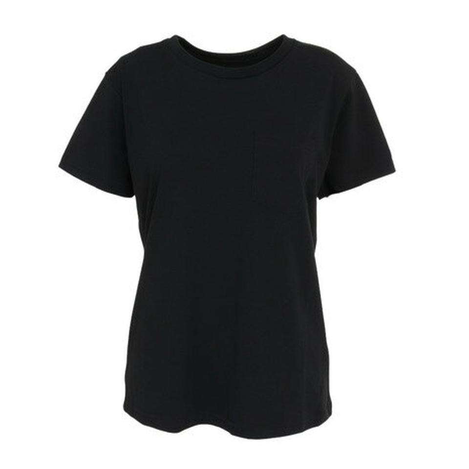 ノースフェイス(THE NORTH FACE)(レディース)半袖Tシャツ ポケットTシャツ NTW32332 K ブラック